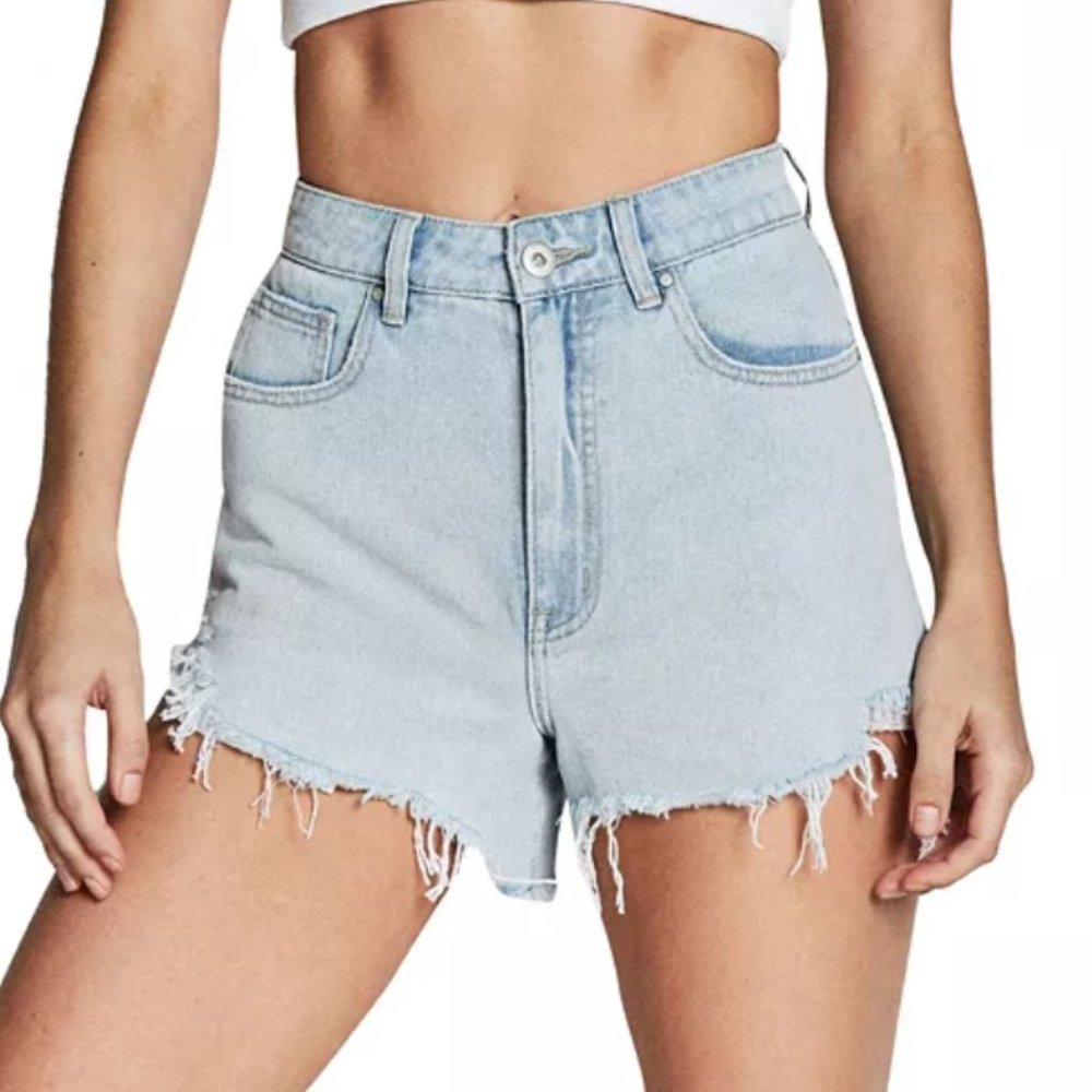 COTTON ON High Rise Harley Jean Shorts US 6